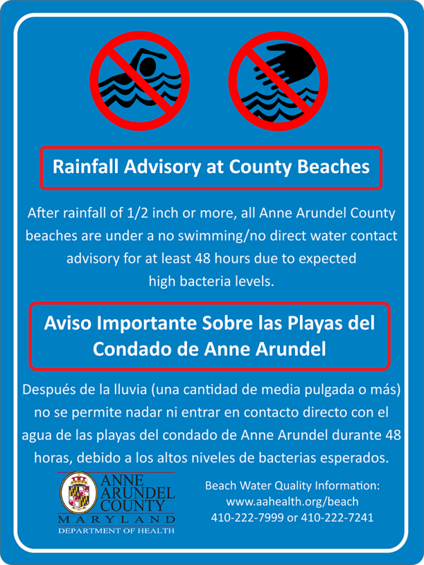Rainfall Advisory Notice
